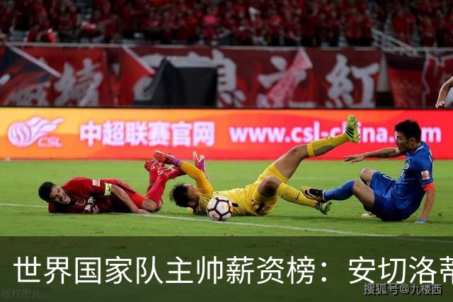 世界国家队主帅薪资榜：安切洛蒂千万欧居首，哈维位列第八