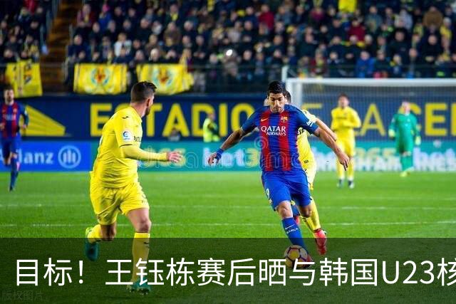目标！王钰栋赛后晒与韩国U23核心严智星合影，曾表示要向他学习
