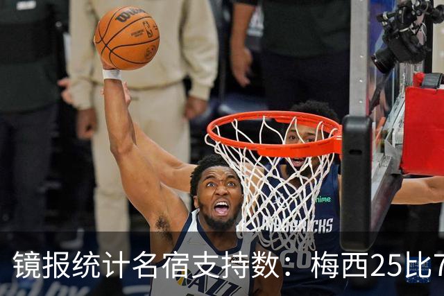 镜报统计名宿支持数：梅西25比7C罗！但差距远不止这么小！